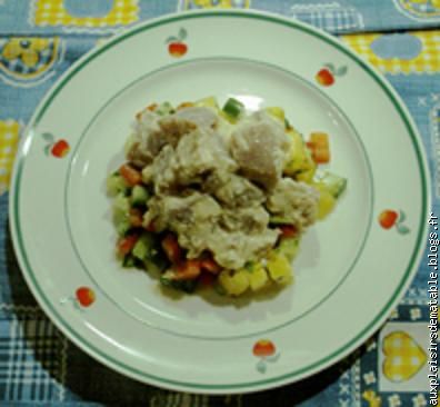 Thon au jus de fruits exotiques